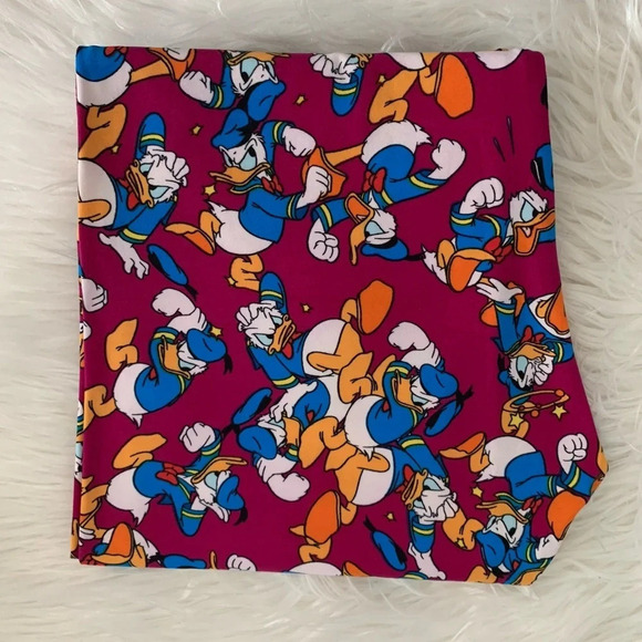 New! Women’s Lularoe Disney Donald Duck leggings TC - Picture 1 of 1